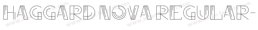 Haggard Nova Regular字体转换